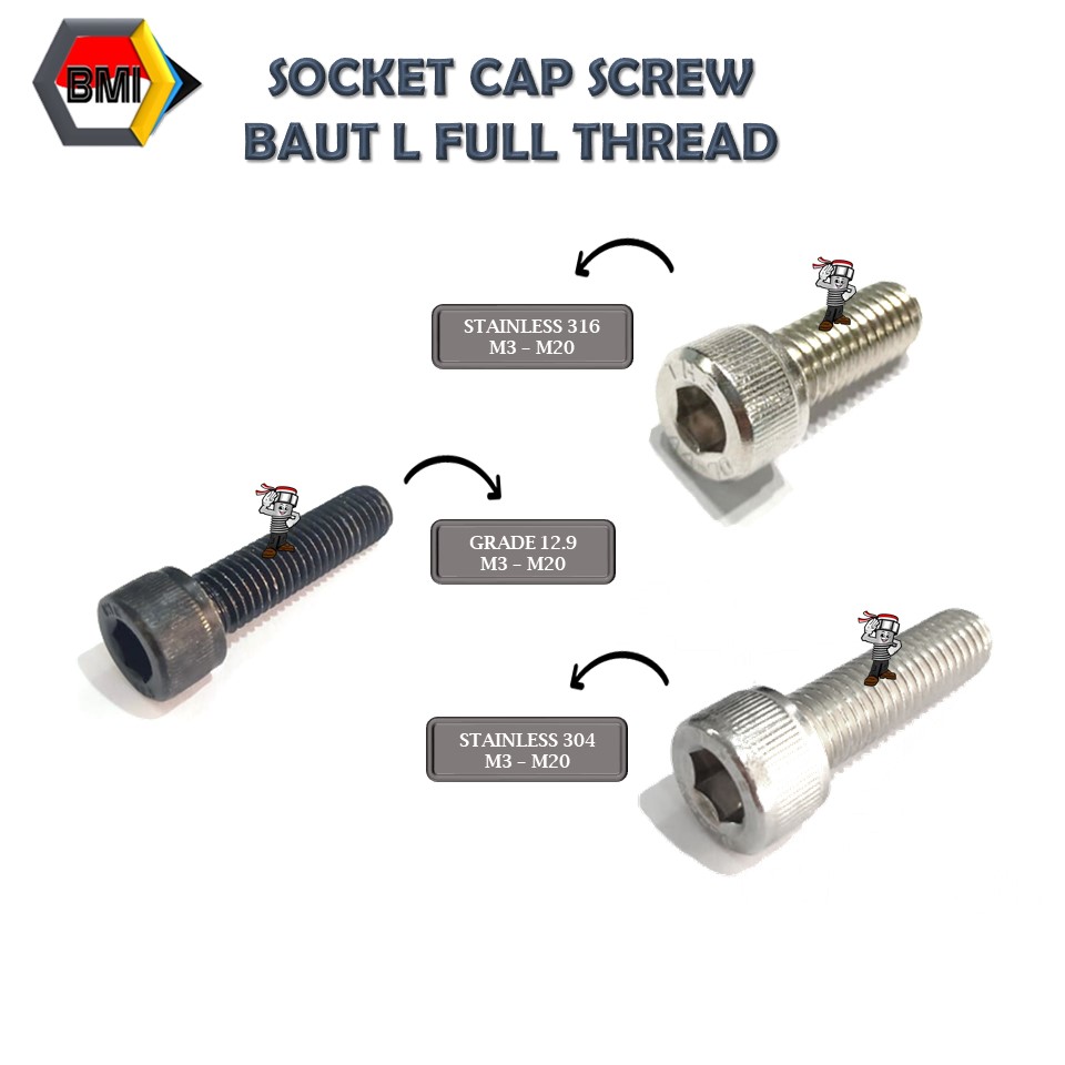 Hex Socket Cap Screw Allen Baut L 