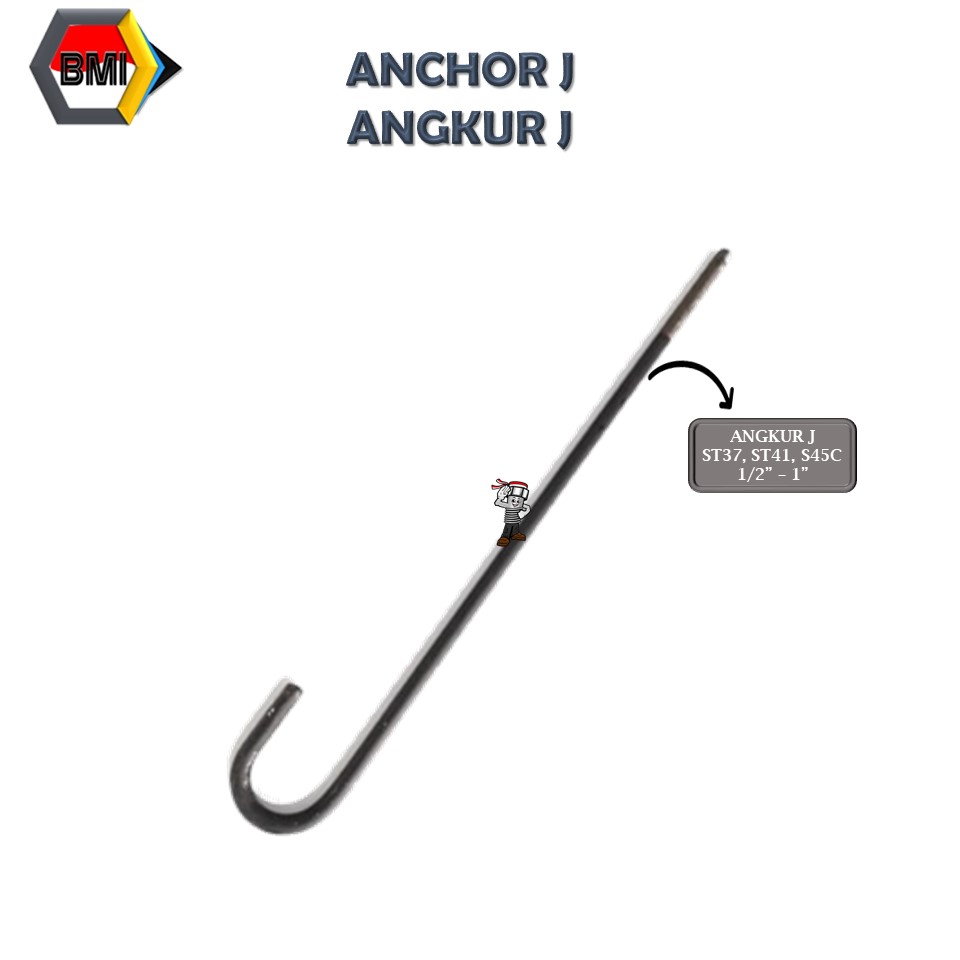 Anchor J Angkur Bentuk J