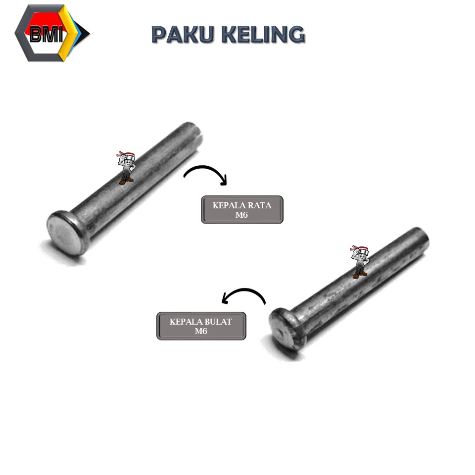 Roll Pin Paku Keling 